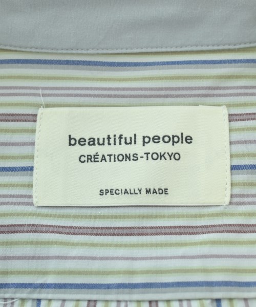 beautiful people（ビューティフルピープル）カジュアルシャツ 青 サイズ:140(S位) レディース/2200643046047