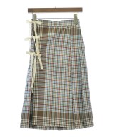 beautiful people（ビューティフルピープル）ロング・マキシ丈スカート 茶 サイズ:34(XS位) レディース/2200643046085