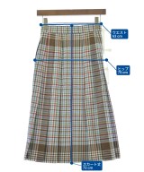 beautiful people（ビューティフルピープル）ロング・マキシ丈スカート 茶 サイズ:34(XS位) レディース/2200643046085