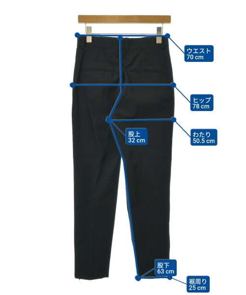 beautiful people（ビューティフルピープル）クロップドパンツ 黒 サイズ:36(S位) レディース/2200653862026