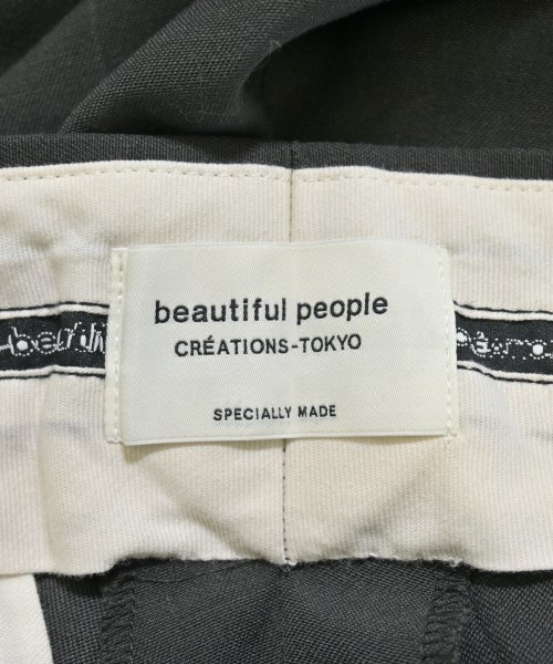 beautiful people（ビューティフルピープル）スラックス グレー サイズ:36(S位) レディース/2200653863061