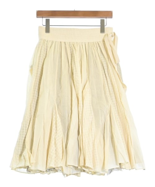 beautiful people（ビューティフルピープル）ひざ丈スカート 白 サイズ:36(S位) レディース/2200654319093