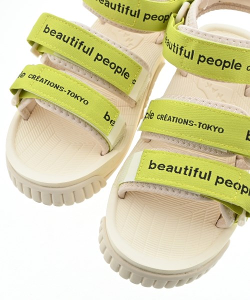 beautiful people（ビューティフルピープル）サンダル 白 サイズ:24cm レディース/2200700570027