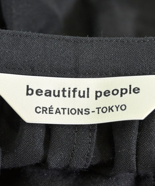 beautiful people（ビューティフルピープル）ワンピース 黒 サイズ:34(XS位) レディース/2200701221010