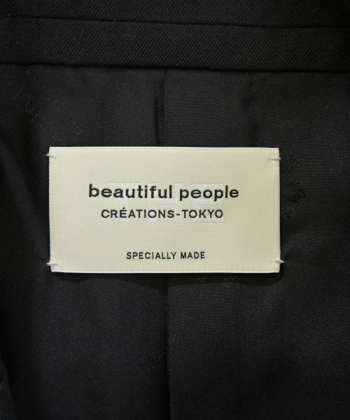 beautiful people（ビューティフルピープル）テーラードジャケット 黒 サイズ:140(S位) レディース/2200701221034