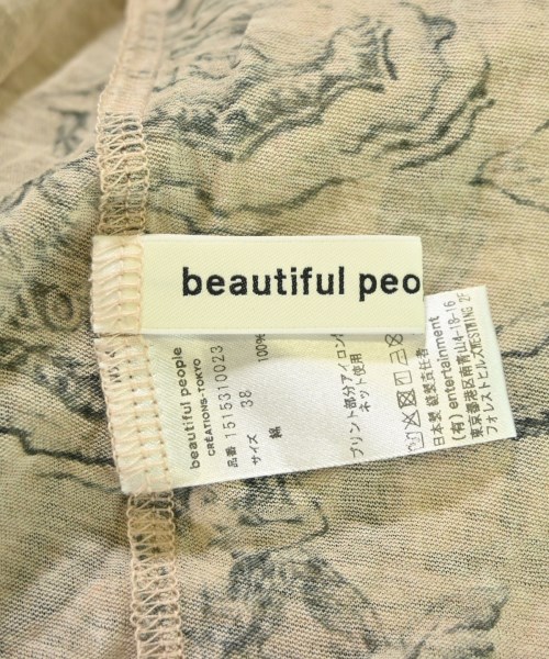beautiful people（ビューティフルピープル）Tシャツ・カットソー ベージュ サイズ:38(M位) レディース/2200701144302