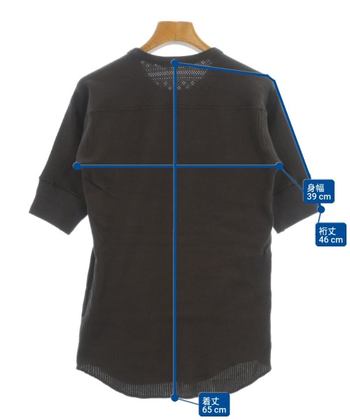 beautiful people（ビューティフルピープル）Tシャツ・カットソー 茶 サイズ:38(M位) レディース/2200702227103