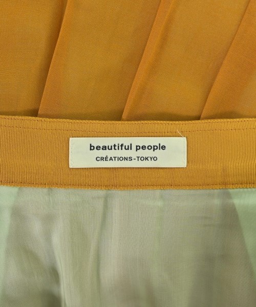 beautiful people（ビューティフルピープル）ロング・マキシ丈スカート オレンジ サイズ:38(M位) レディース/2200704299078