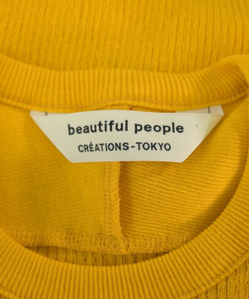 beautiful people（ビューティフルピープル）ニット・セーター 黄 サイズ:36(S位) レディース/2200704340039