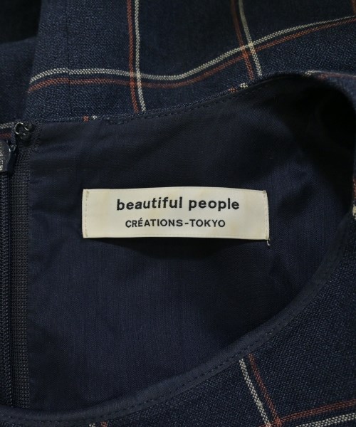 beautiful people（ビューティフルピープル）カジュアルシャツ 紺 サイズ:36(S位) レディース/2200705597302