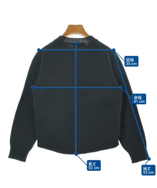 beautiful people（ビューティフルピープル）ニット・セーター 紺 サイズ:150(M位) レディース/2200706131086