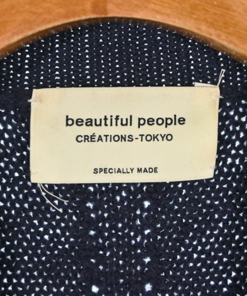 beautiful people（ビューティフルピープル）ニット・セーター 紺 サイズ:38(M位) レディース/2200706131147
