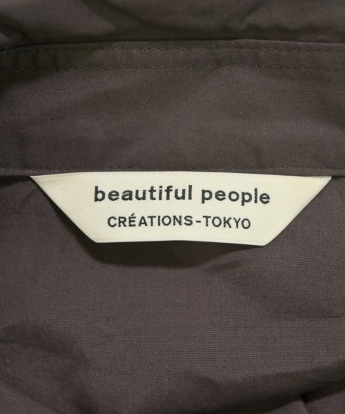 beautiful people（ビューティフルピープル）ブラウス 茶 サイズ:36(S位) レディース/2200703065032