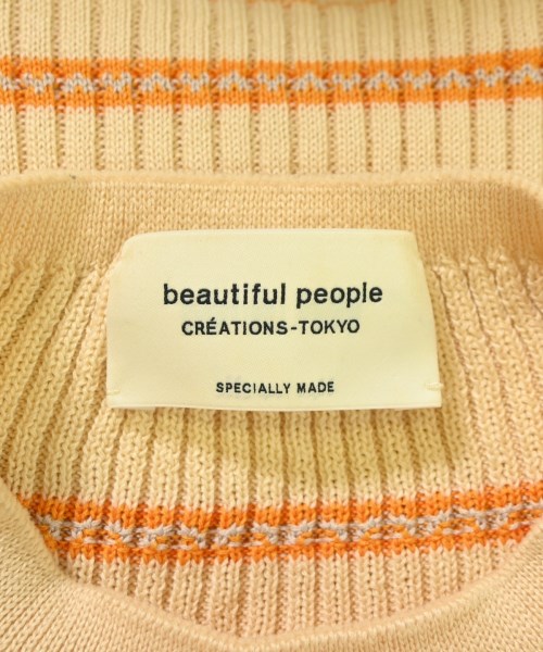 beautiful people（ビューティフルピープル）ニット・セーター オレンジ サイズ:36(S位) レディース/2200707855011