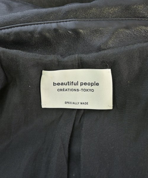 beautiful people（ビューティフルピープル）ライダース 黒 サイズ:160(L位) レディース/2200708104026