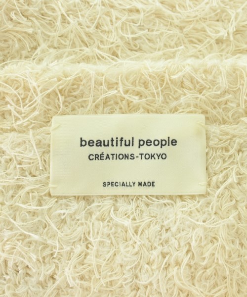 beautiful people（ビューティフルピープル）ニット・セーター 白 サイズ:38(M位) レディース/2200708203019