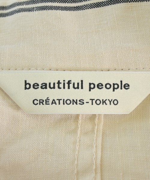 beautiful people（ビューティフルピープル）ステンカラーコート 白 サイズ:40(M位) レディース/2200707138145