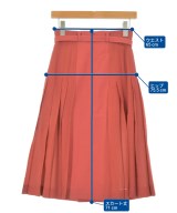 beautiful people（ビューティフルピープル）ひざ丈スカート 赤 サイズ:34(XS位) レディース/2200664721060