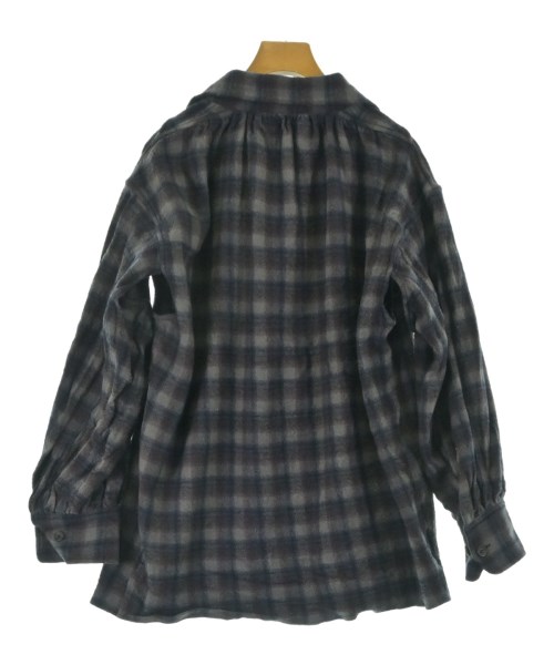 beautiful people（ビューティフルピープル）カジュアルシャツ 紺 サイズ:34(XS位) レディース/2200665007040