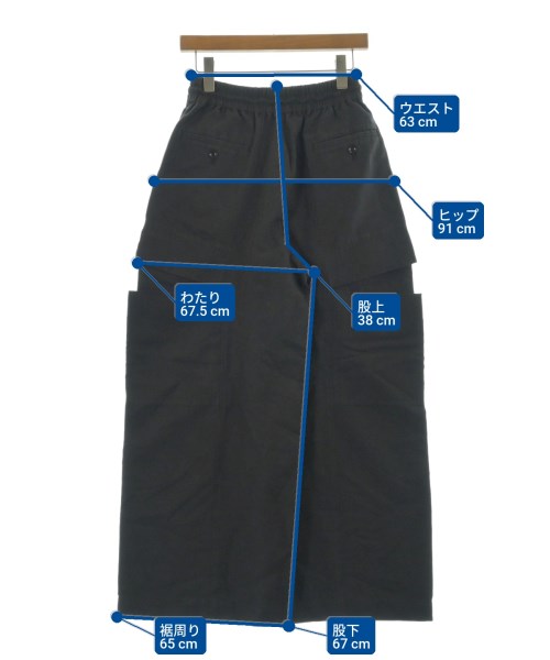 beautiful people（ビューティフルピープル）カーゴパンツ 黒 サイズ:36(S位) レディース/2200666055064