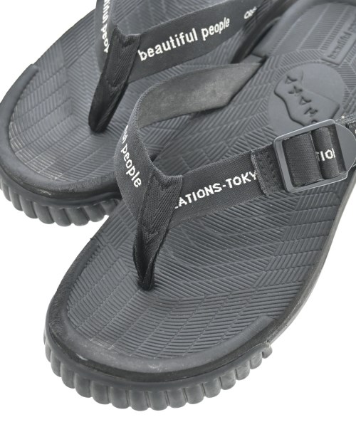 beautiful people（ビューティフルピープル）サンダル 黒 サイズ:-(24cm位) レディース/2200667008052