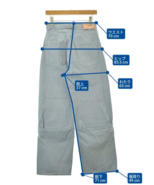 beautiful people（ビューティフルピープル）デニムパンツ 青 サイズ:36(S位) レディース/2200667028029