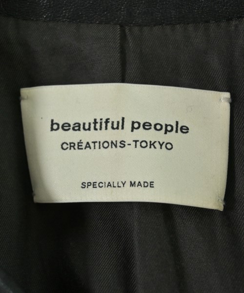 beautiful people（ビューティフルピープル）ライダース 黒 サイズ:140(S位) レディース/2200670125029