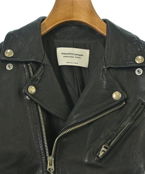 beautiful people（ビューティフルピープル）ライダース 黒 サイズ:140(S位) レディース/2200670125029