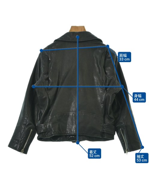 beautiful people（ビューティフルピープル）ライダース 黒 サイズ:140(S位) レディース/2200670125029