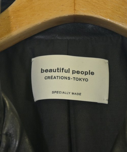 beautiful people（ビューティフルピープル）ライダース 黒 サイズ:150(M位) レディース/2200670776016