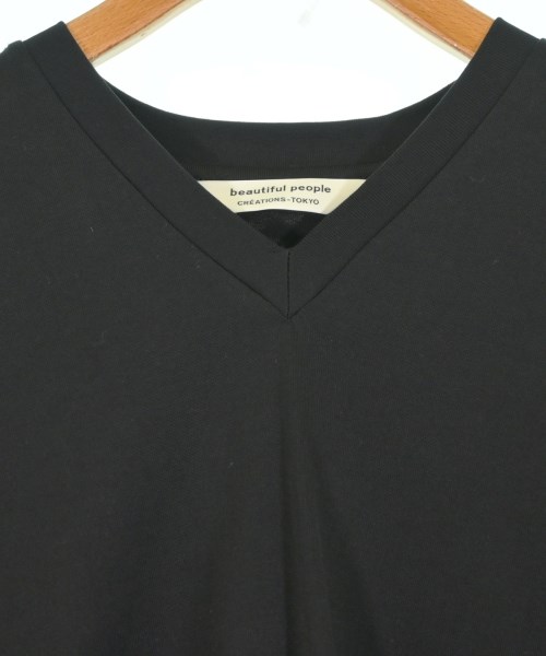beautiful people（ビューティフルピープル）Tシャツ・カットソー 黒 サイズ:34(XS位) レディース/2200667502031