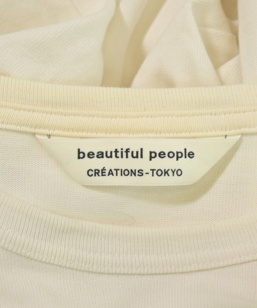 beautiful people（ビューティフルピープル）Tシャツ・カットソー 白 サイズ:36(S位) レディース/2200730222194