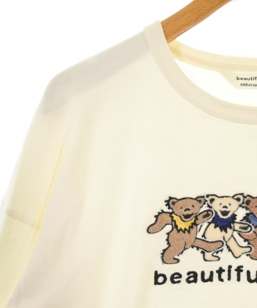 beautiful people（ビューティフルピープル）Tシャツ・カットソー 白 サイズ:36(S位) レディース/2200730222194