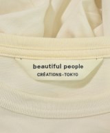 beautiful people（ビューティフルピープル）Tシャツ・カットソー 白 サイズ:36(S位) レディース/2200730222194