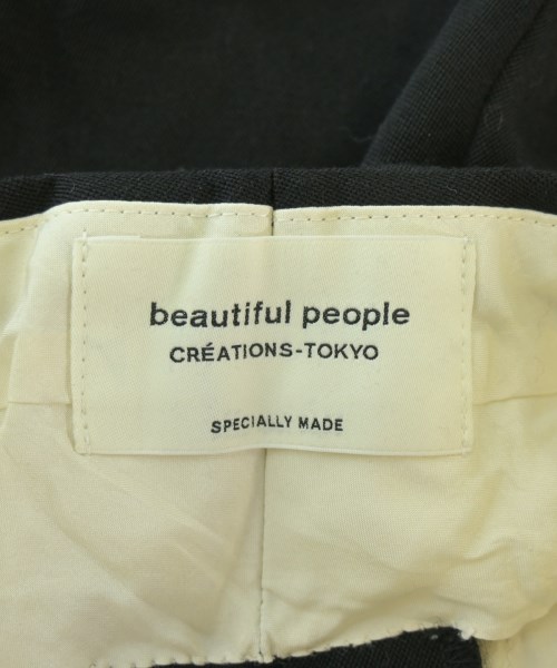 beautiful people（ビューティフルピープル）スラックス 黒 サイズ:34(XS位) レディース/2200730611189