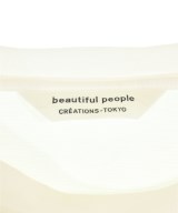 beautiful people（ビューティフルピープル）Tシャツ・カットソー 白 サイズ:36(S位) レディース/2200731702015