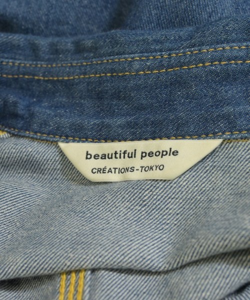 beautiful people（ビューティフルピープル）シャツワンピース 青 サイズ:34(XS位) レディース/2200733818035