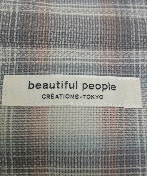 beautiful people（ビューティフルピープル）カジュアルシャツ グレー サイズ:38(M位) レディース/2200736303033