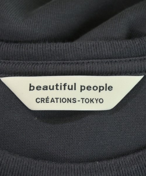 beautiful people（ビューティフルピープル）Tシャツ・カットソー グレー サイズ:36(S位) レディース/2200736799010