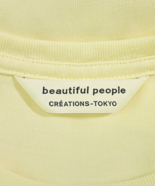 beautiful people（ビューティフルピープル）Tシャツ・カットソー 黄 サイズ:170(XL位) レディース/2200720563047
