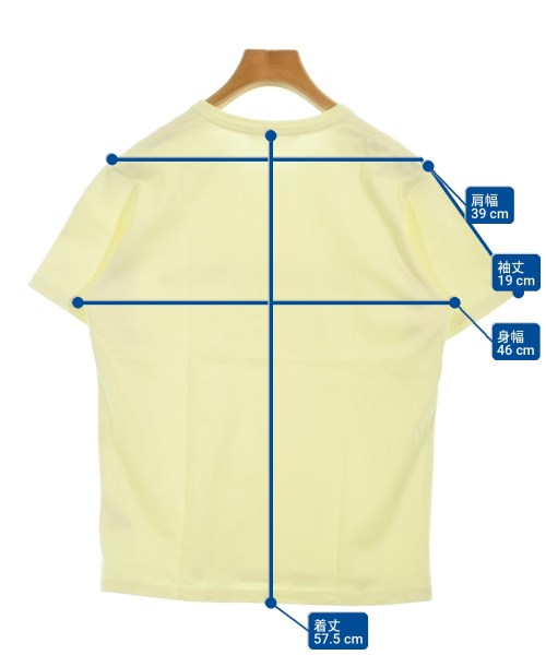 beautiful people（ビューティフルピープル）Tシャツ・カットソー 黄 サイズ:170(XL位) レディース/2200720563047