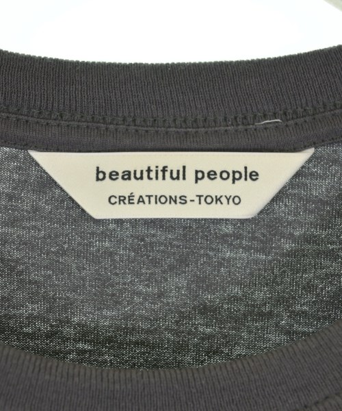 beautiful people（ビューティフルピープル）Tシャツ・カットソー グレー サイズ:170(XL位) レディース/2200725363079