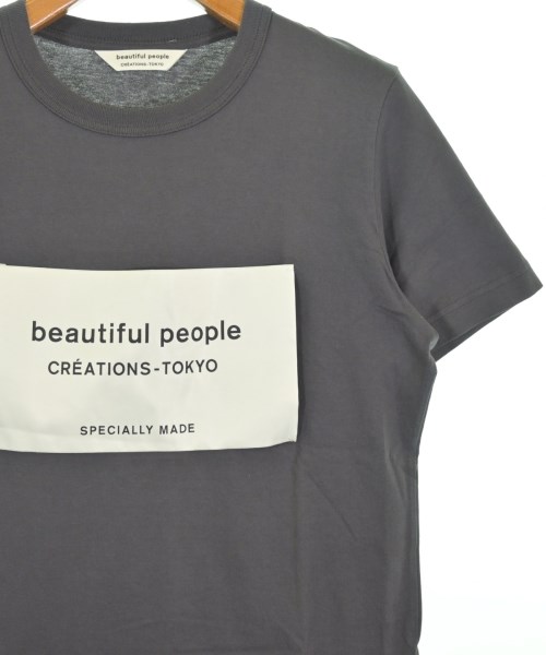 beautiful people（ビューティフルピープル）Tシャツ・カットソー グレー サイズ:170(XL位) レディース/2200725363079