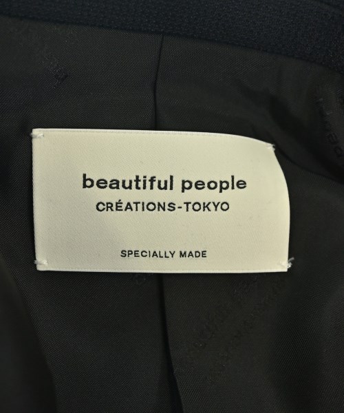 beautiful people（ビューティフルピープル）テーラードジャケット 紺 サイズ:42(L位) レディース/2200725399061