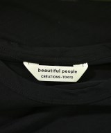 beautiful people（ビューティフルピープル）Tシャツ・カットソー 黒 サイズ:34(XS位) レディース/2200727105073