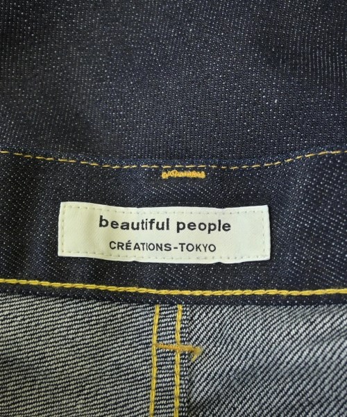 beautiful people（ビューティフルピープル）デニムパンツ 紺 サイズ:34(XS位) レディース/2200727225054