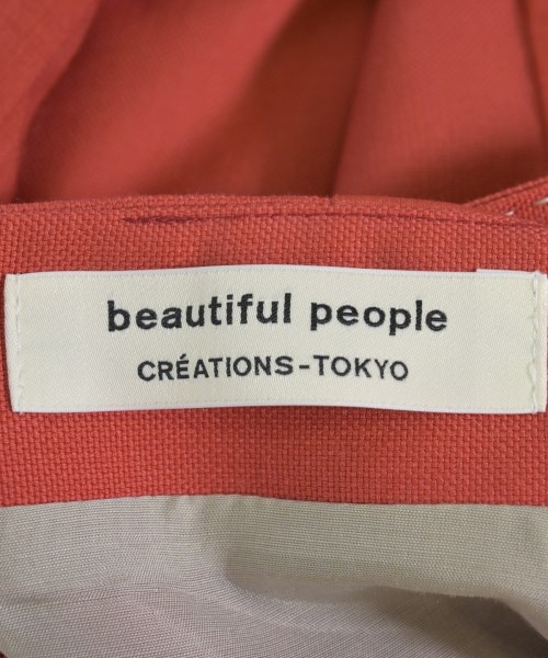 beautiful people（ビューティフルピープル）ロング・マキシ丈スカート オレンジ サイズ:36(S位) レディース/2200727582065