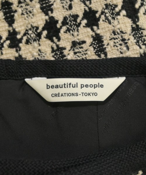 beautiful people（ビューティフルピープル）ミニスカート 黒 サイズ:36(S位) レディース/2200723770015