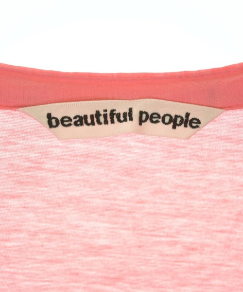 beautiful people（ビューティフルピープル）Tシャツ・カットソー ピンク サイズ:-(S位) レディース/2200724025060