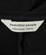 beautiful people（ビューティフルピープル）Tシャツ・カットソー 黒 サイズ:36(S位) レディース/2200724025282